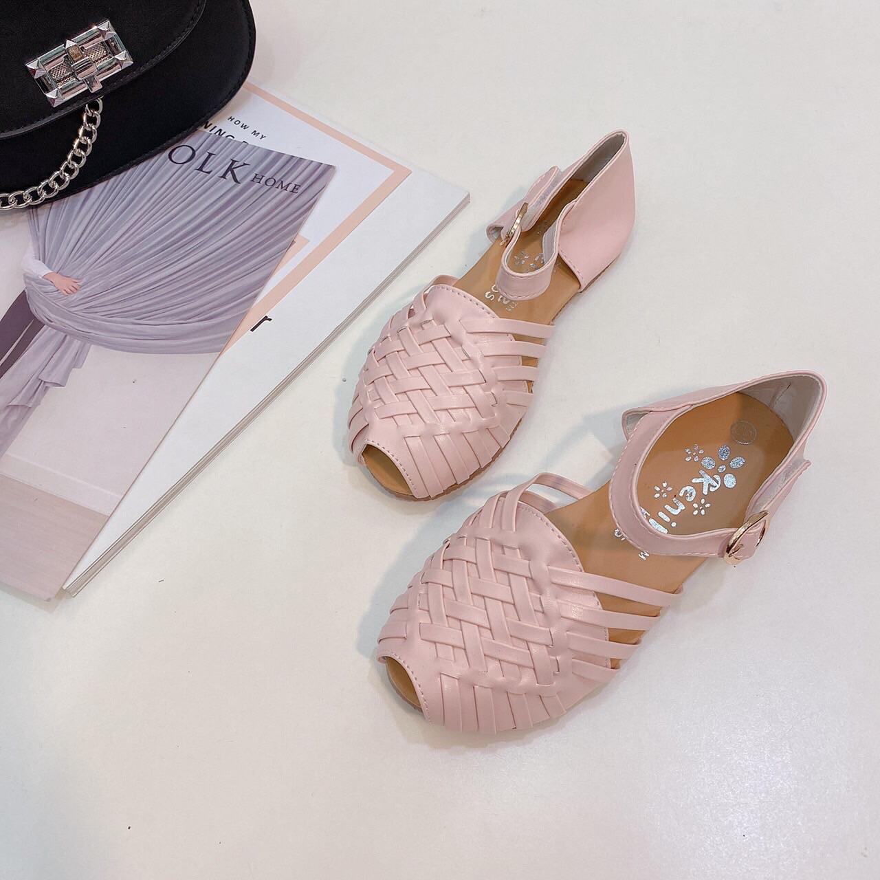 Sandal hậu rọ lưới đan dây