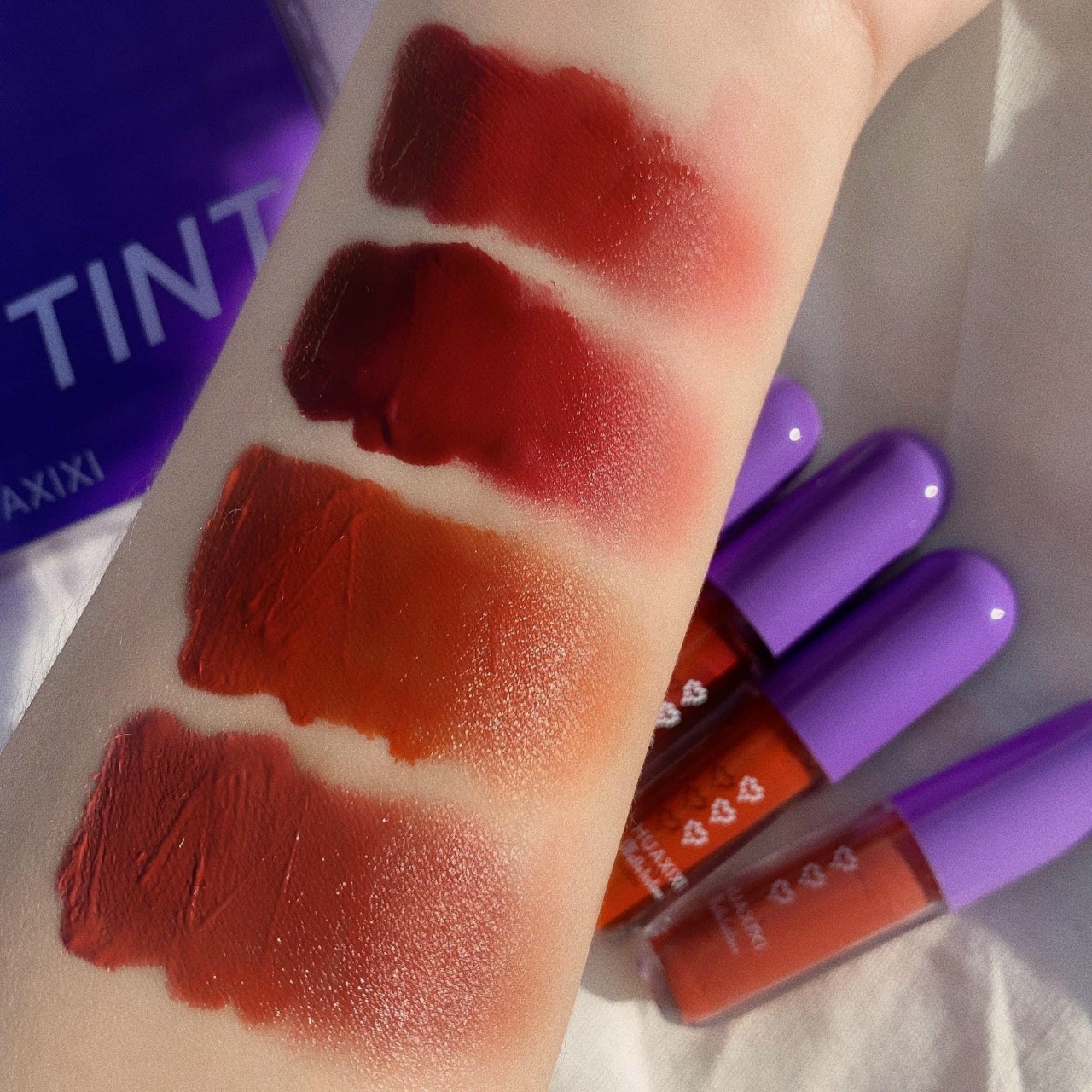 [HCM]Set Son kem 4 Cây Best Cool Tint Tím