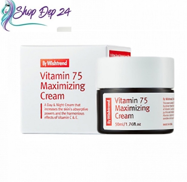 [HCM]Kem Dưỡng Vitamin 75 Maximizing Cream By Wishtrend