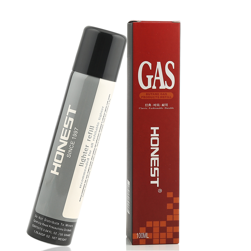 Gas nén Honest bơm cho bật lửa Dupont 2 lỗ GH100ML - Bình ga bơm cho các loại bật lửa