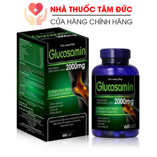 [HCM]Viên Uống Bổ Xương Khớp Glucosamin 2000mg giảm đau nhức mỏi xương khớp giảm thoái hóa khớp - Hộp 60 viên thumbnail