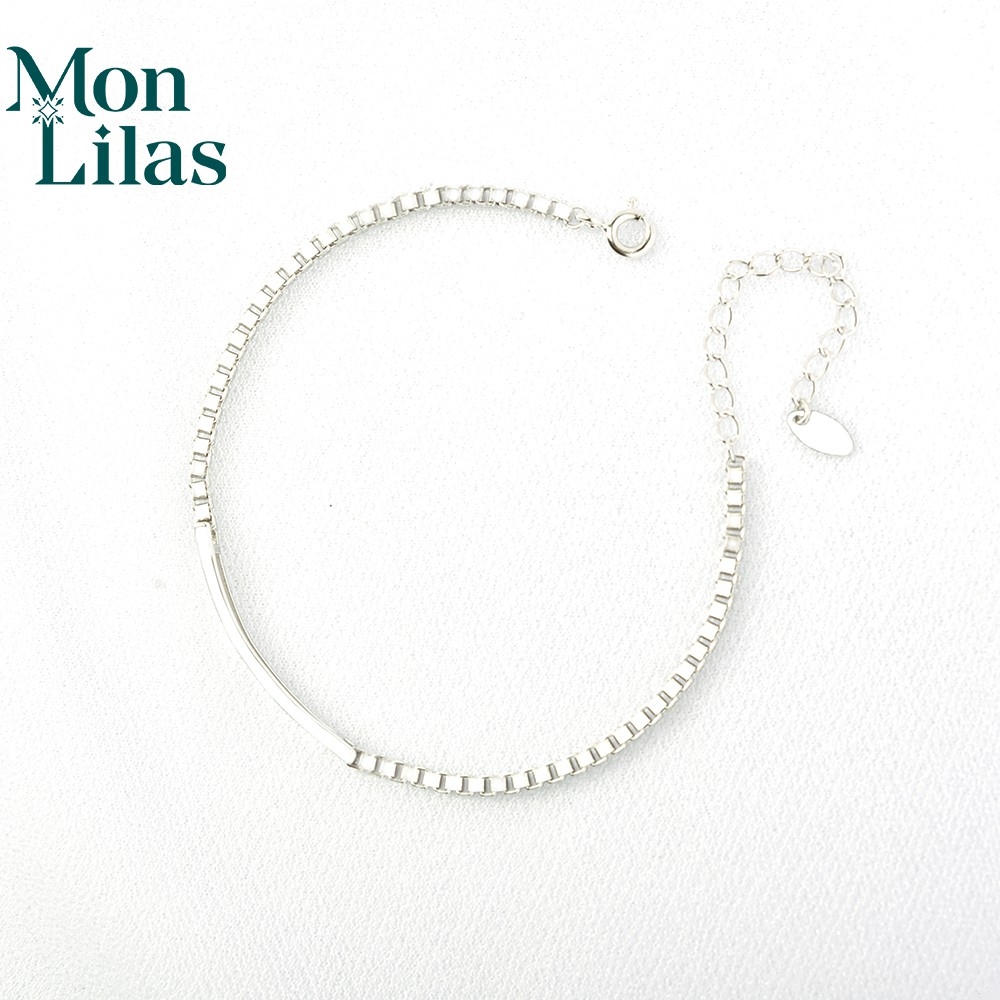 Lắc Tay Bạc MonLilas Thiết Kế Độc Đáo LLT01