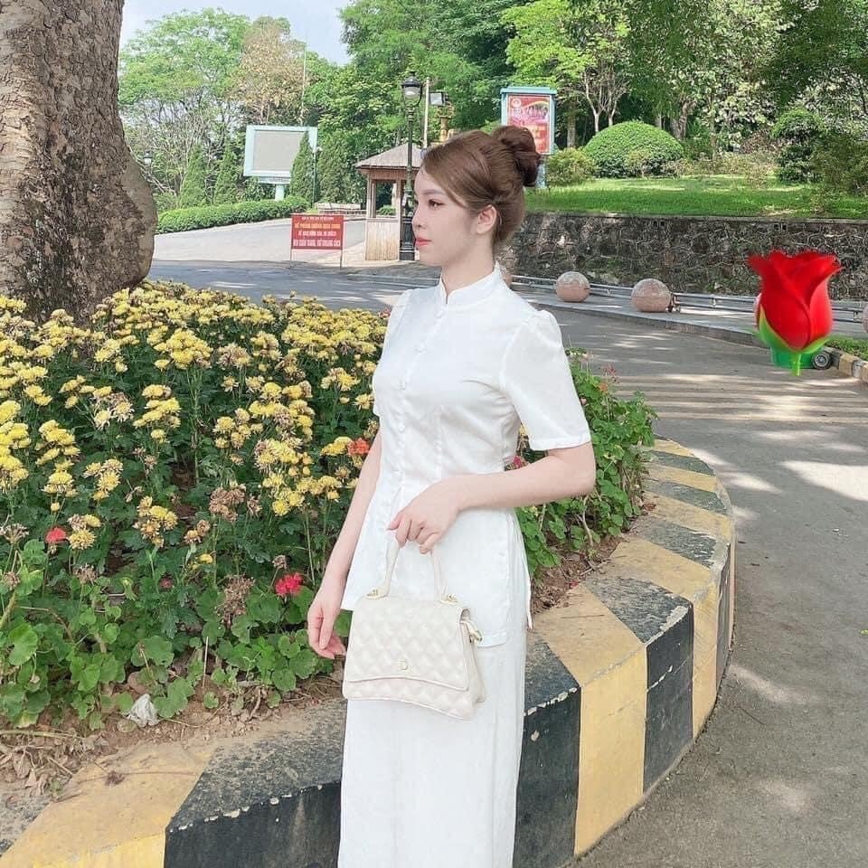 Set Đồ Đi Chùa Thêu Chất Vải Lụa Cao Cấp L11