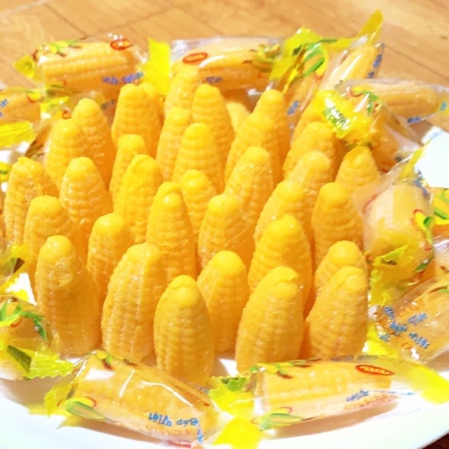 KẸO BẮP DẺO TRONG SUỐT CÓ NHÂN 500G