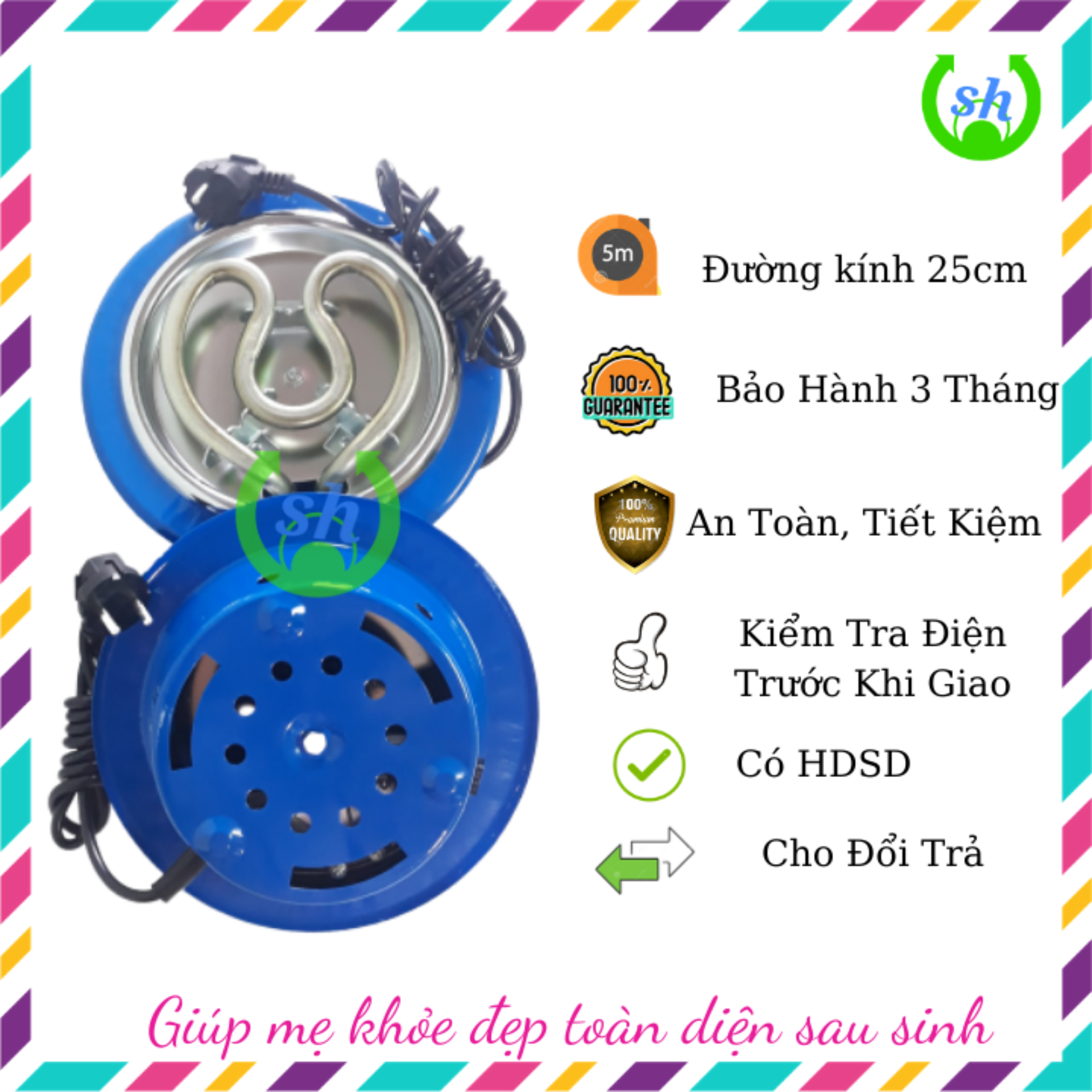 [HCM]Bếp hơ lá trầu cho bé - hơ mặt cho mẹ