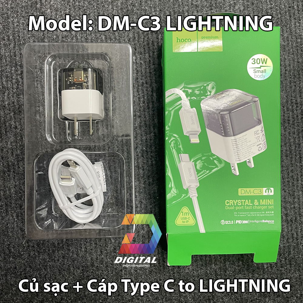 Genuine Hoco DM-C3 30W Fast Charger