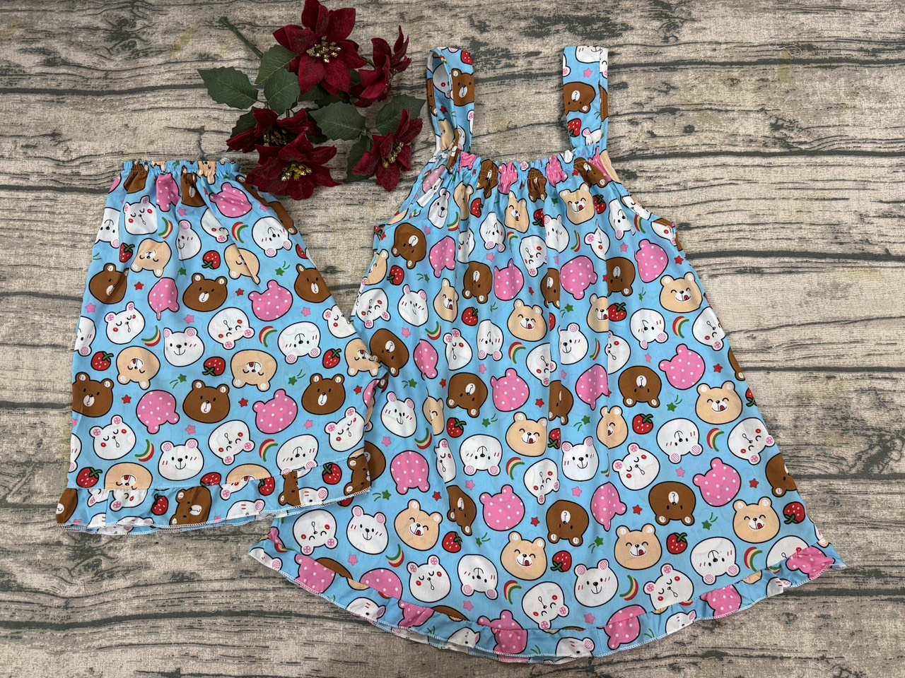 đồ bộ đùi lanh (tole 2da) 4 size (45-80ki)