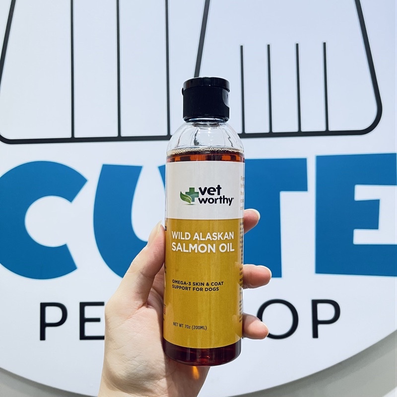 Dầu cá hồi vet worthy salmon oil - 32 oz 458ml