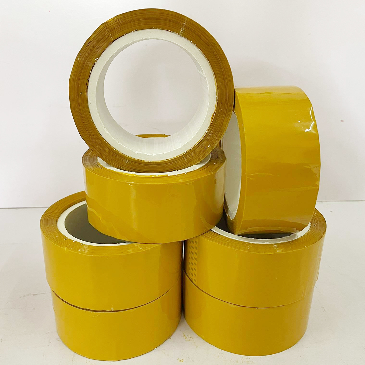 [ Rẻ Vô Địch ] - Băng Dính Đóng Hàng 1.8Kg/Cây 6 Cuộn