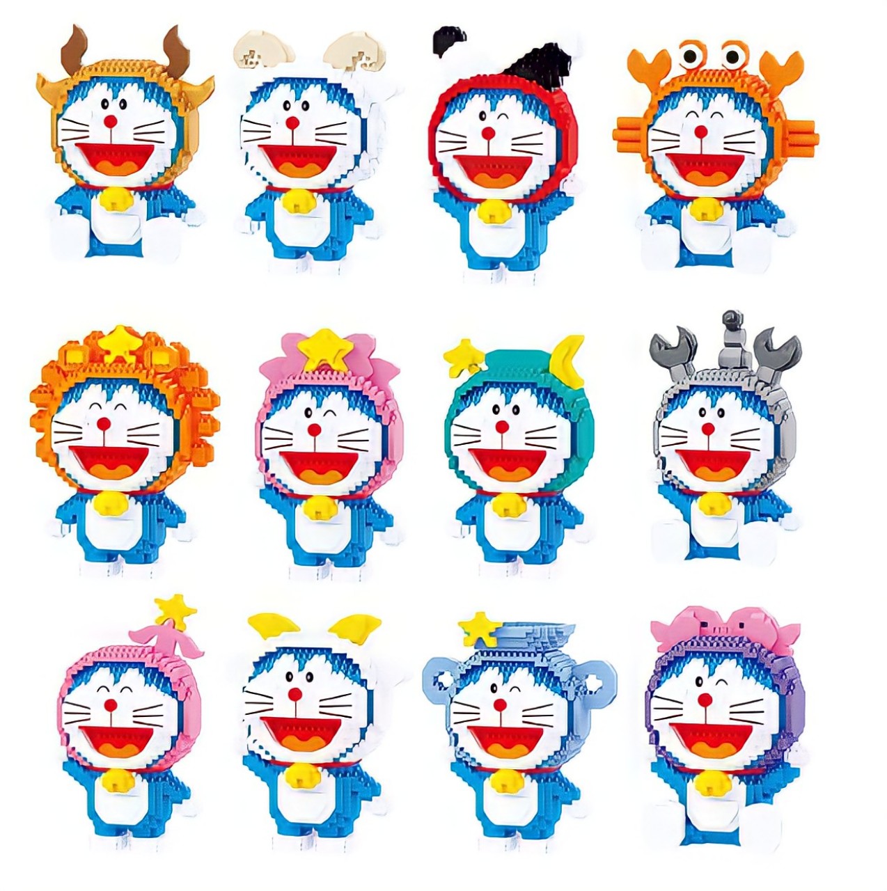 [HÀNG VỀ] Bộ đồ chơi lắp ghép lego Doraemon - Mô hình 3D Nanoblock