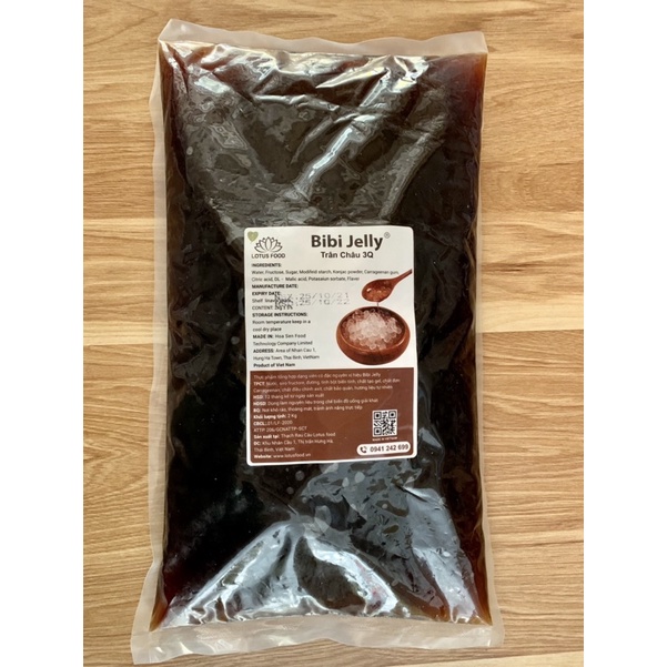 Trân Châu 3Q BiBi Jelly Gói 2Kg