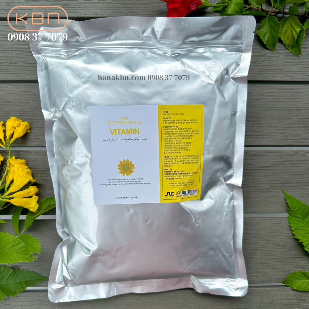 Mặt nạ vitamin c - mặt nạ bột dẻo adel mask hàn quốc