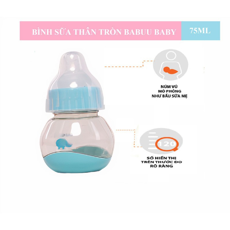 Bình Sữa Sơ Sinh 75ML