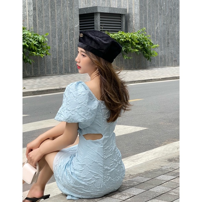 Đầm khoét eo celine Miều ôm dáng quyến rũ DM325
