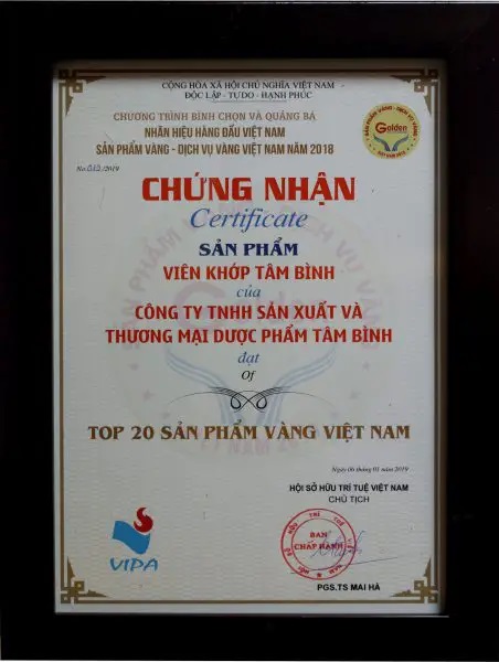 VIÊN KHỚP TÂM BÌNH lọ 60 viên