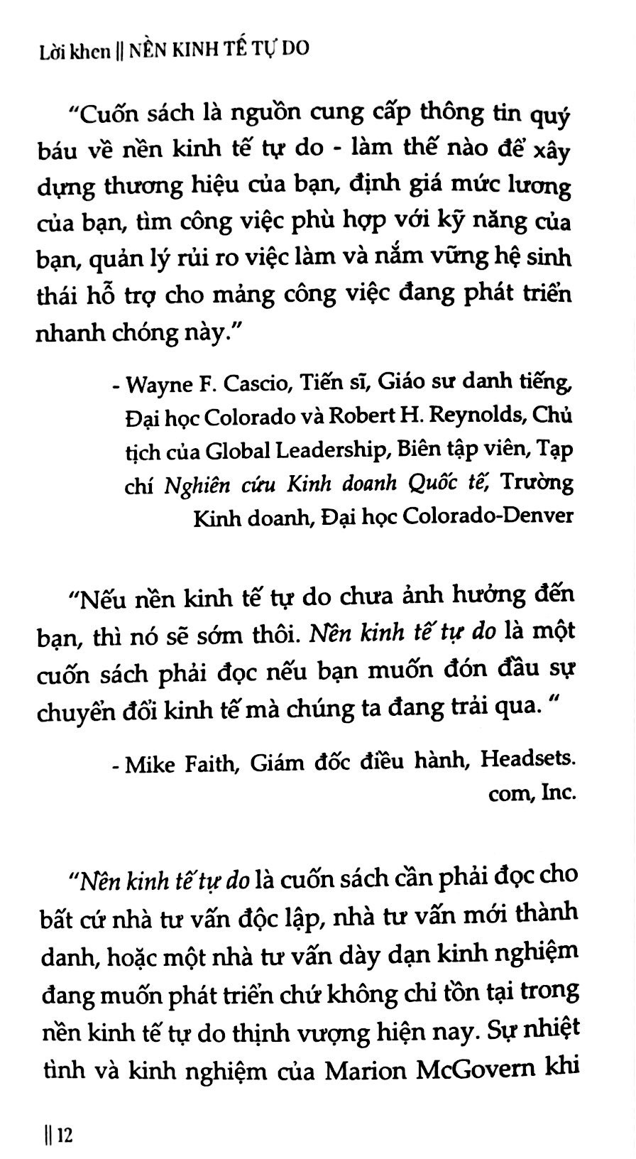 Fahasa - Nền Kinh Tế Tự Do