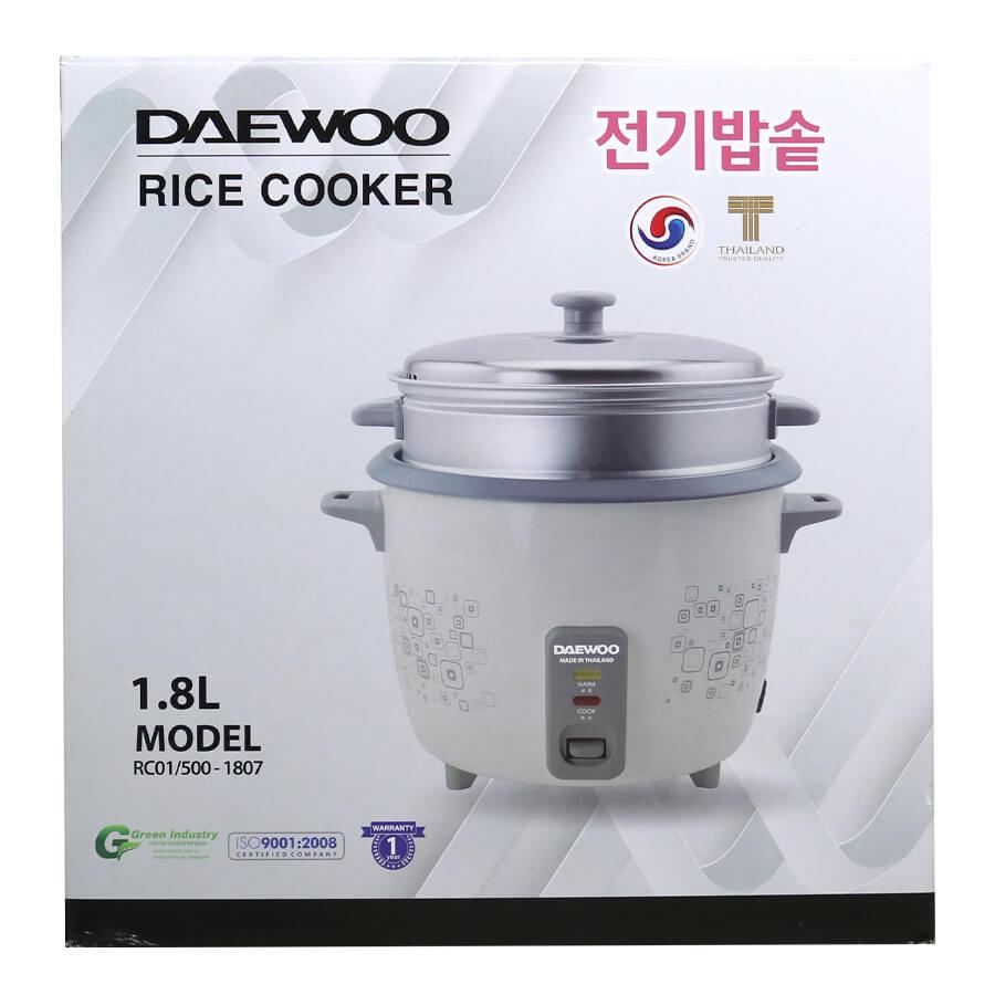 Nồi cơm điện Daewoo 1.8L RC-1807 Thái Lan (Cái)