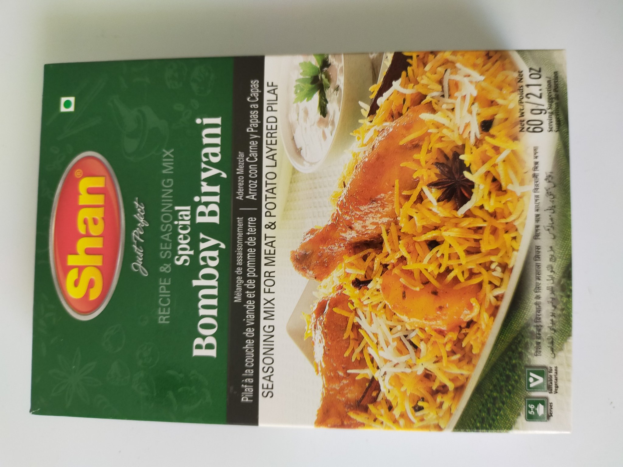[HCM]Bột Gia vị nấu cơm Bombay Biryani 60g - SHAN