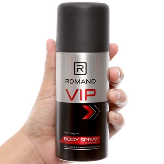 [HCM]Xịt Khử Mùi Romano VIP 150ml (Đỏ)
