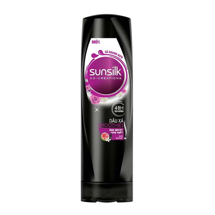 Dầu xả Sunsilk đen óng mượt rạng ngời chai 320gr