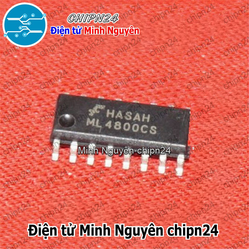 [1 con] (ST) IC Dán ML4800 SOP-16 Hàng Tốt (SMD) (FAN4800 FAN4800C ML4800CS 4800) - HH004254