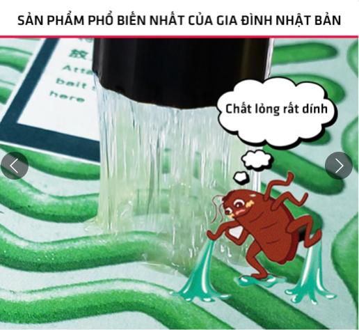 Bẫy gián Hoi Hoi Nhật Bản hộp 3 miếng