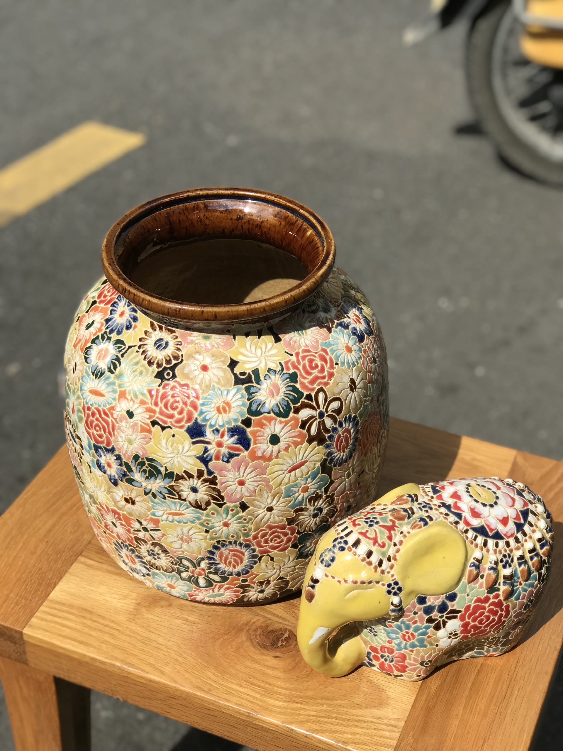 Bình Chóe Bách Hoa Gốm Sứ Nam Bộ HN 28cm