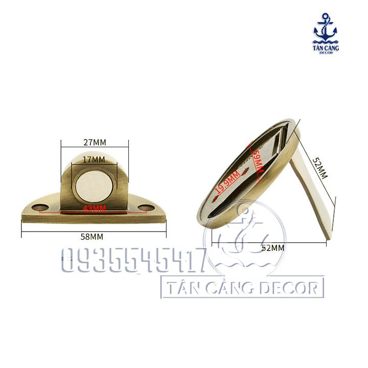 Chặn cửa cao cấp sus 304 - màu đen / màu bạc / màu vàng