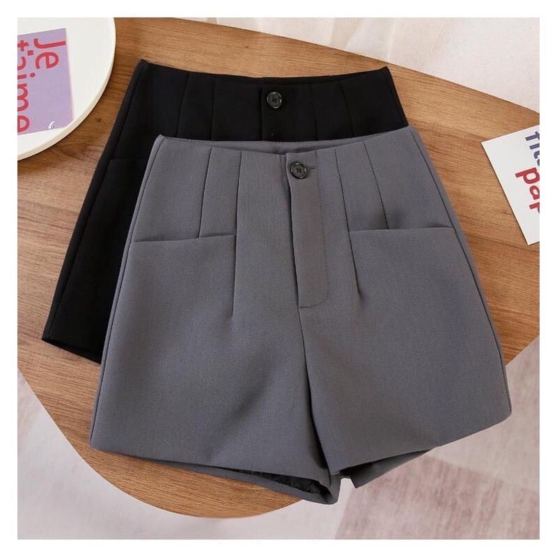 Quần short nữ cạp liền cúc gài siêu Hot
