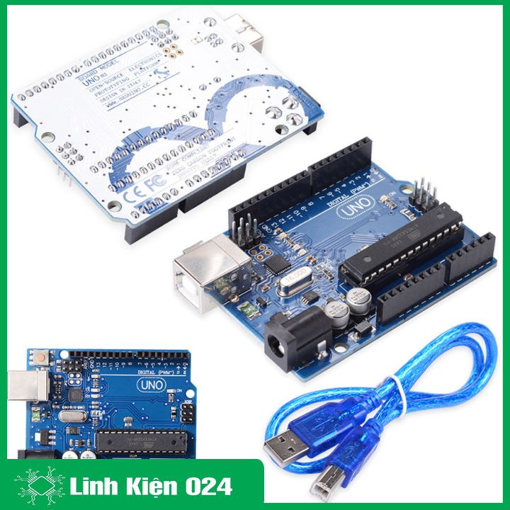 Kit Arduino Uno R3 Atmega 328P