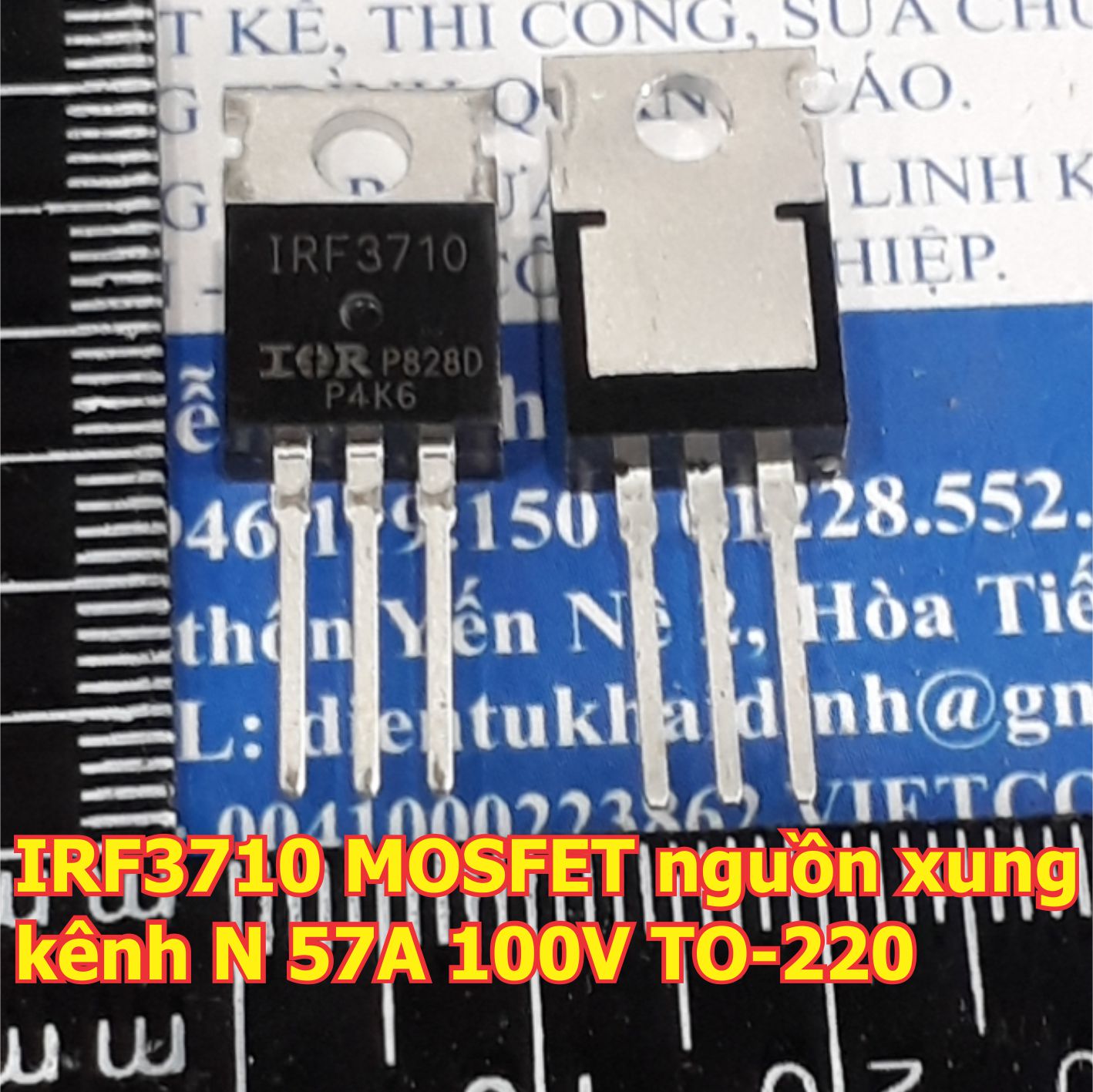 5 con IRF3710 IRFP3710 3710 IRF3710S F3710S F3710 MOSFET nguon xung kênh N 57A 100V  TO-247 TO-220 TO-263 kde6339