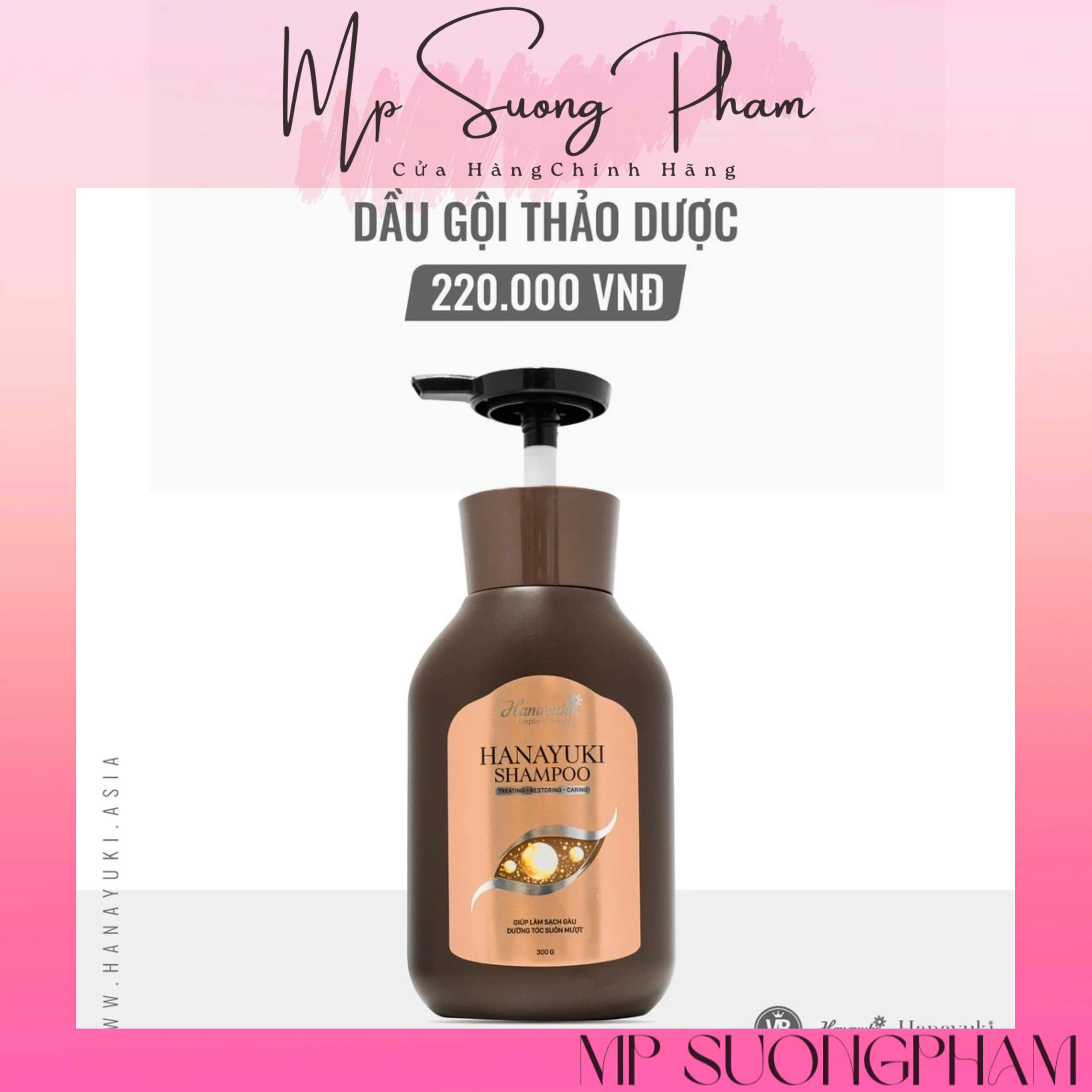 DẦU GỘI HANAYUKI SHAMPOO 300ML
