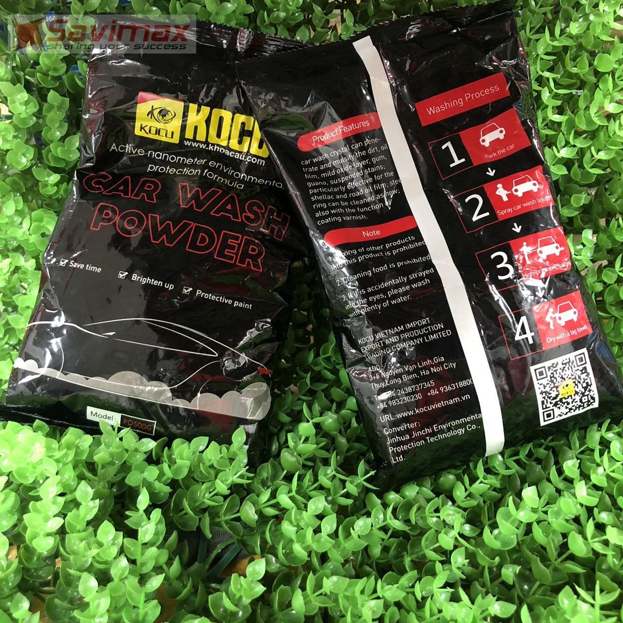 Bột rửa xe không chạm, gói bột không chạm, nước rửa xe ô tô