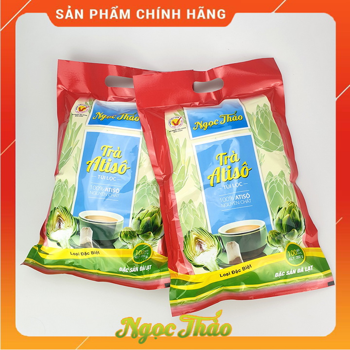 Trà atiso túi lọc đặc biệt Ngọc Thảo | 100 túi (gói màu đỏ)