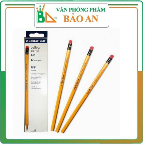 Bút chì Đức Staedtler 134-2B - thuộc dòng bút phổ thông, hoàn hảo cho việc viết, vẽ
