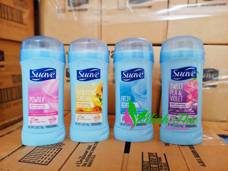 Sáp khử mùi Suave Powder 48h - 74g
