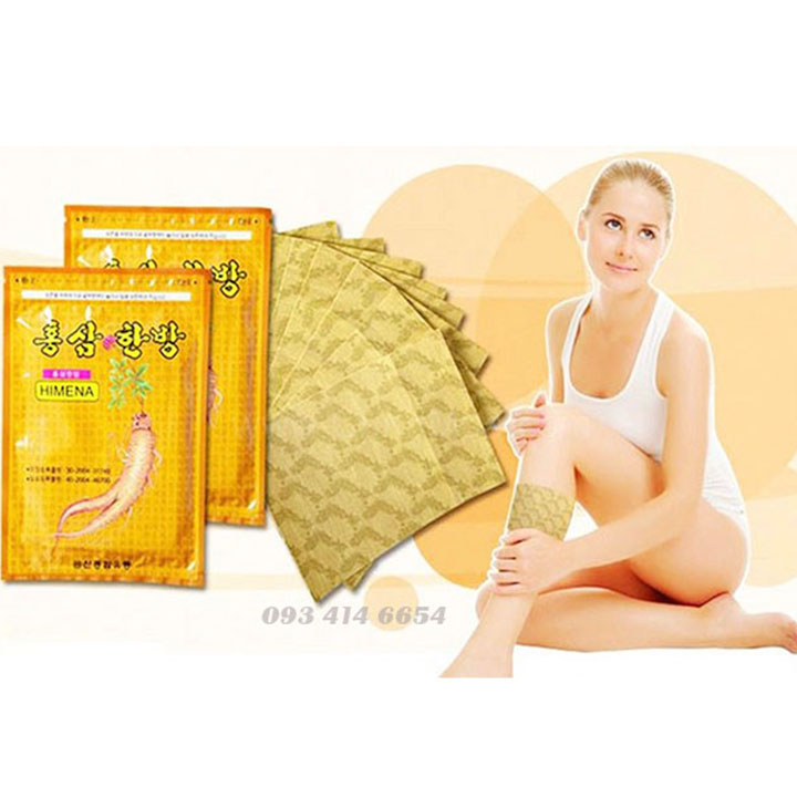 CAO DÁN HỒNG SÂM HÀN QUỐC HIMENA, BỊCH 20 MIẾNG