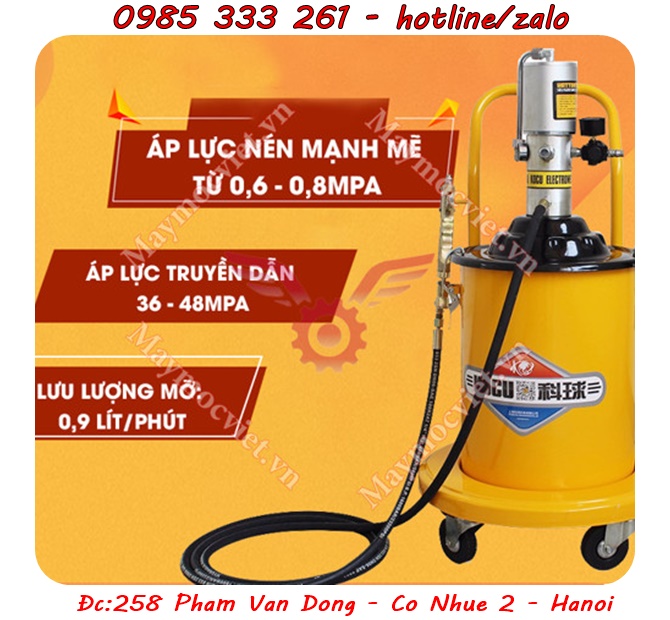 MÁY BƠM MỠ KHÍ NÉN KOCU GZ-150