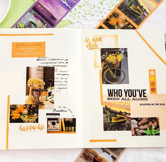Sticker phong cảnh trang trí sổ Bullet Journal Be Tiny
