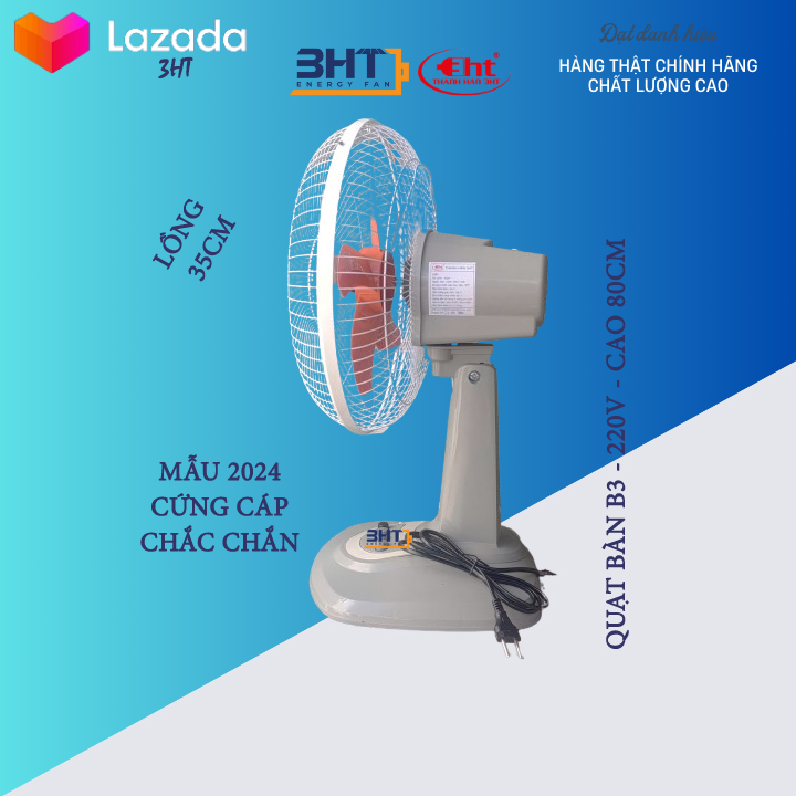 Quạt Bàn B3 chính hãng 3HT - 220V