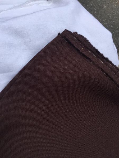 Vải linen bố nâu cafe