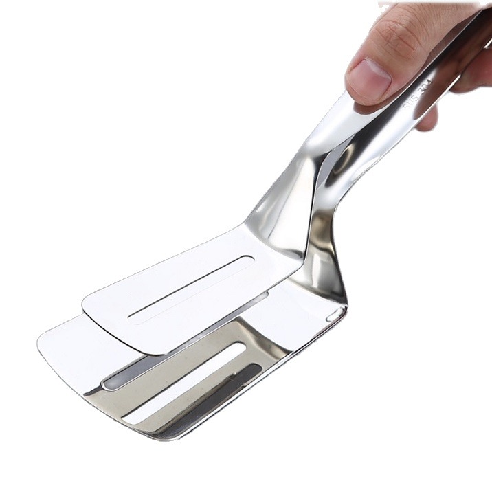 KẸP INOX GẮP NÓNG THỨC ĂN MẪU MỚI 2020, DỤNG CỤ KẸP ĐỒ NÓNG, XẺNG THỨC ĂN TIỆN DỤNG INOX 7 X 27CM, Xẻng gắp thực phẩm bằng inox, Kẹp gắp thực ăn thông minh, xẻng inox chiên đồ ăn tiện dụng
