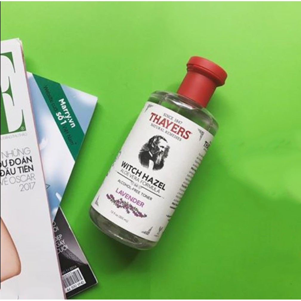Nước Hoa Hồng Không Cồn Thayers Lavender (Oải Hương) 355ml (Dành cho da dầu, da có mụn)