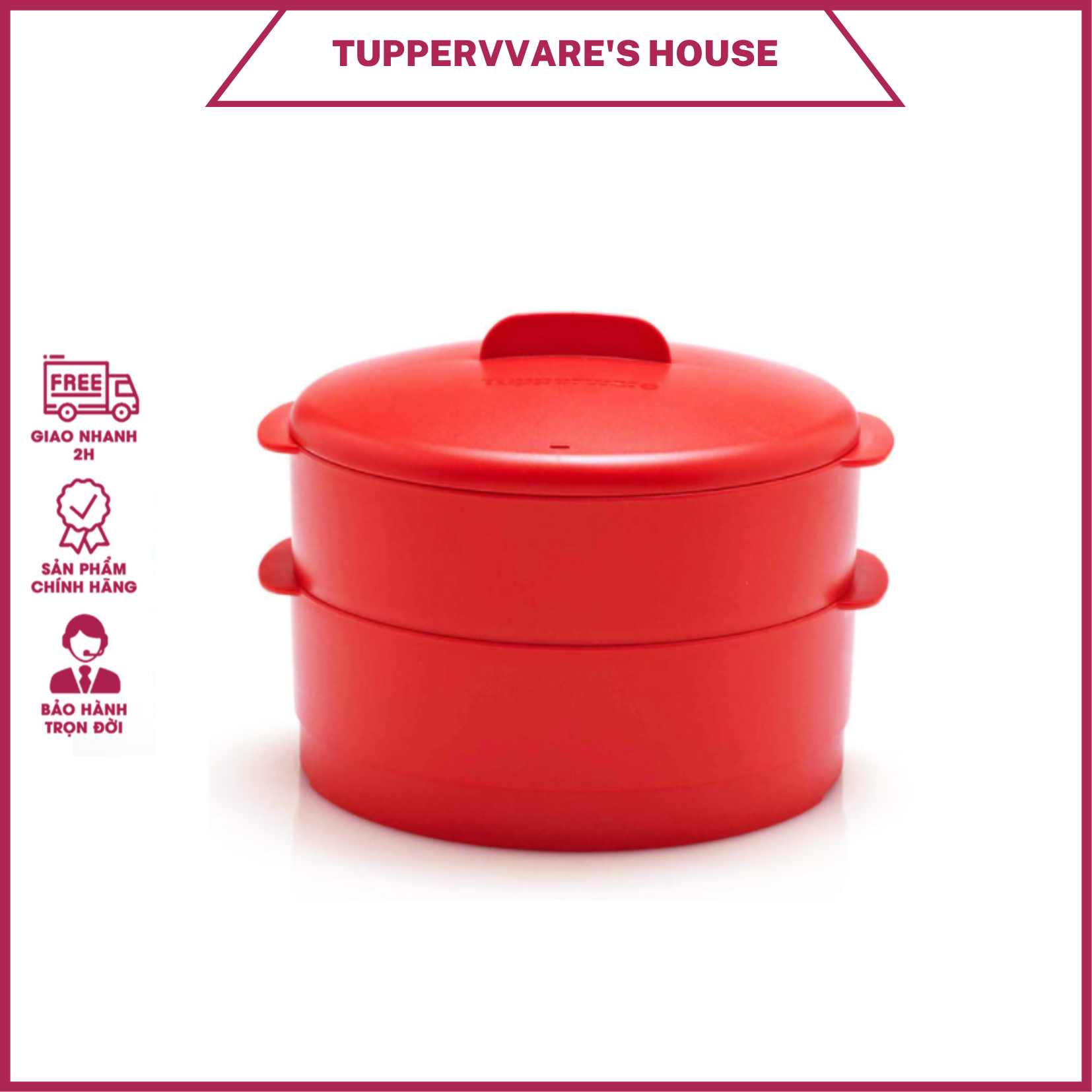 Xửng hấp 2 Tầng Steam It - Tupperware