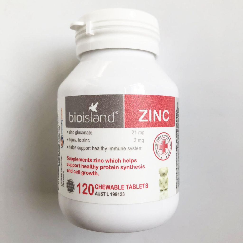 Kẽm ZIN C BIOISlAND ÚC 120 VIÊN