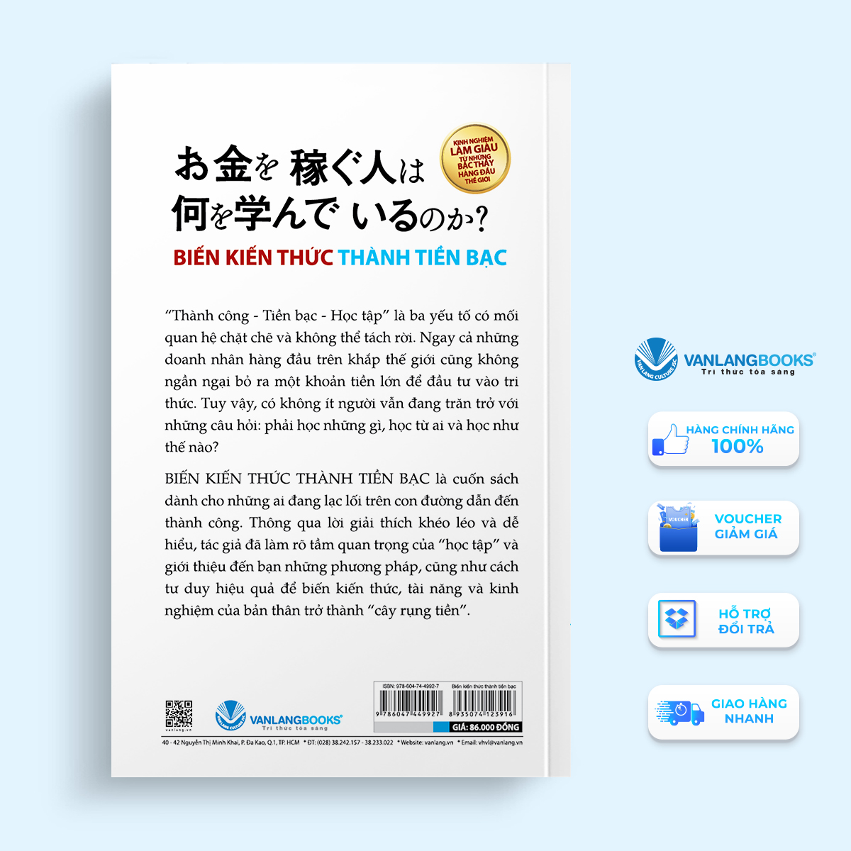 Sách - Biến Kiến Thức Thành Tiền Bạc-Vanlangbooks