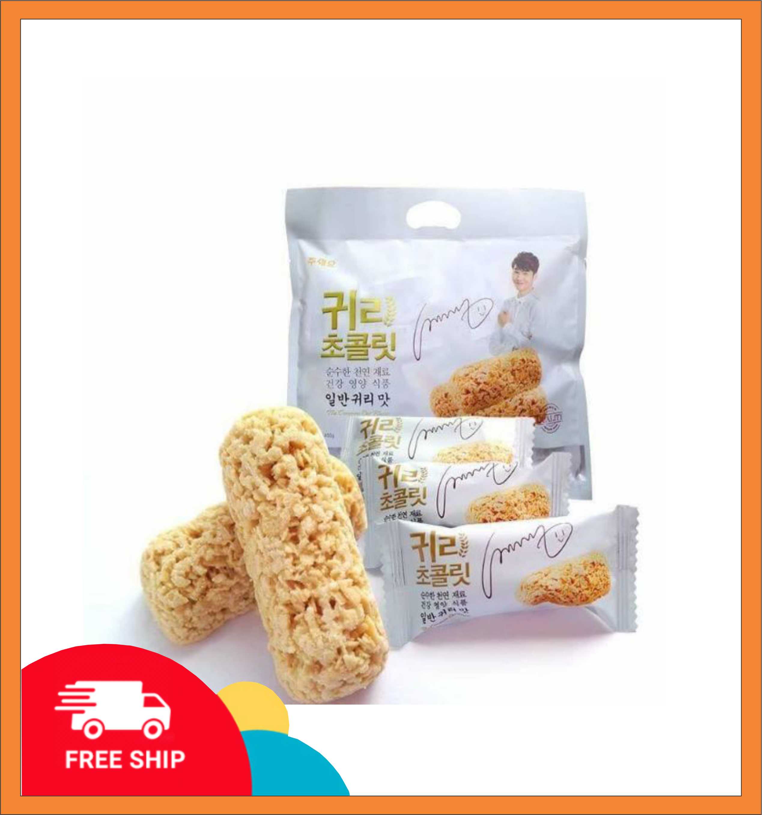 [HCM]Bịch Bánh Yến Mạch Trắng Hàn Quốc-400gr Loại I