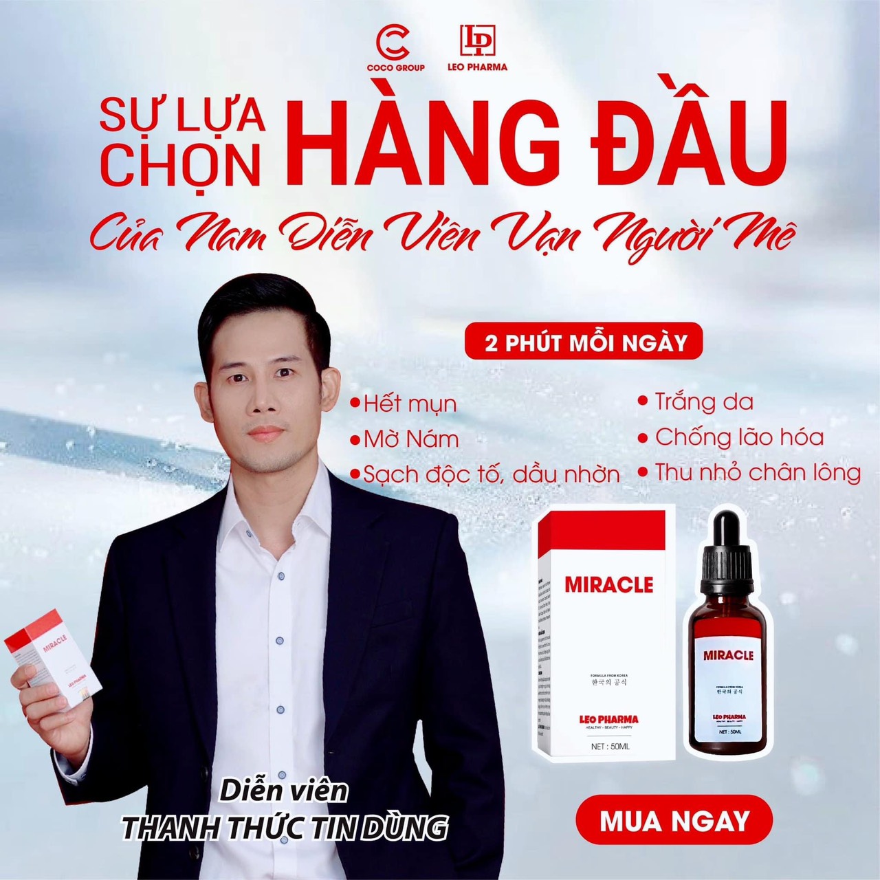 Combo tái tạo da miracle