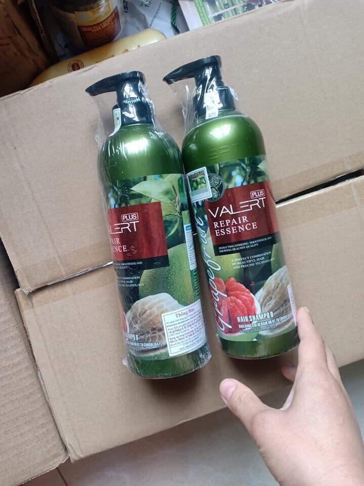 Dầu gội tinh dầu bưởi (com bo 1 gội và 1 xả)