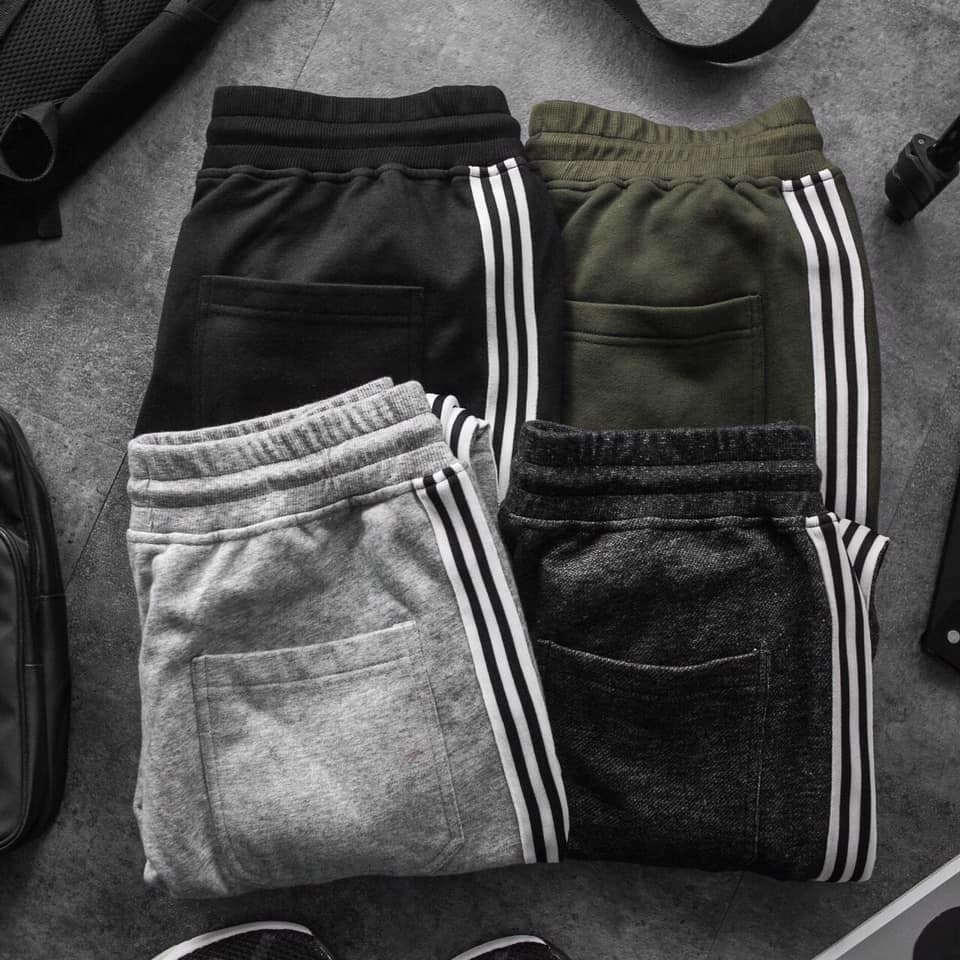 Quần Dài Thể Thao Jogger - Chất Thun Thể Thao Polyester - Chất Dày Dặn Co Giãn 4 Chiều